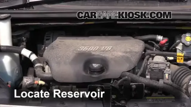 2005 Buick Terraza CX 3.5L V6 Windshield Washer Fluid Add Fluid